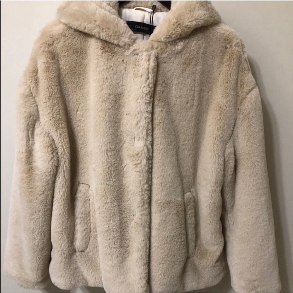 ZARA FAUX FUR JACKET